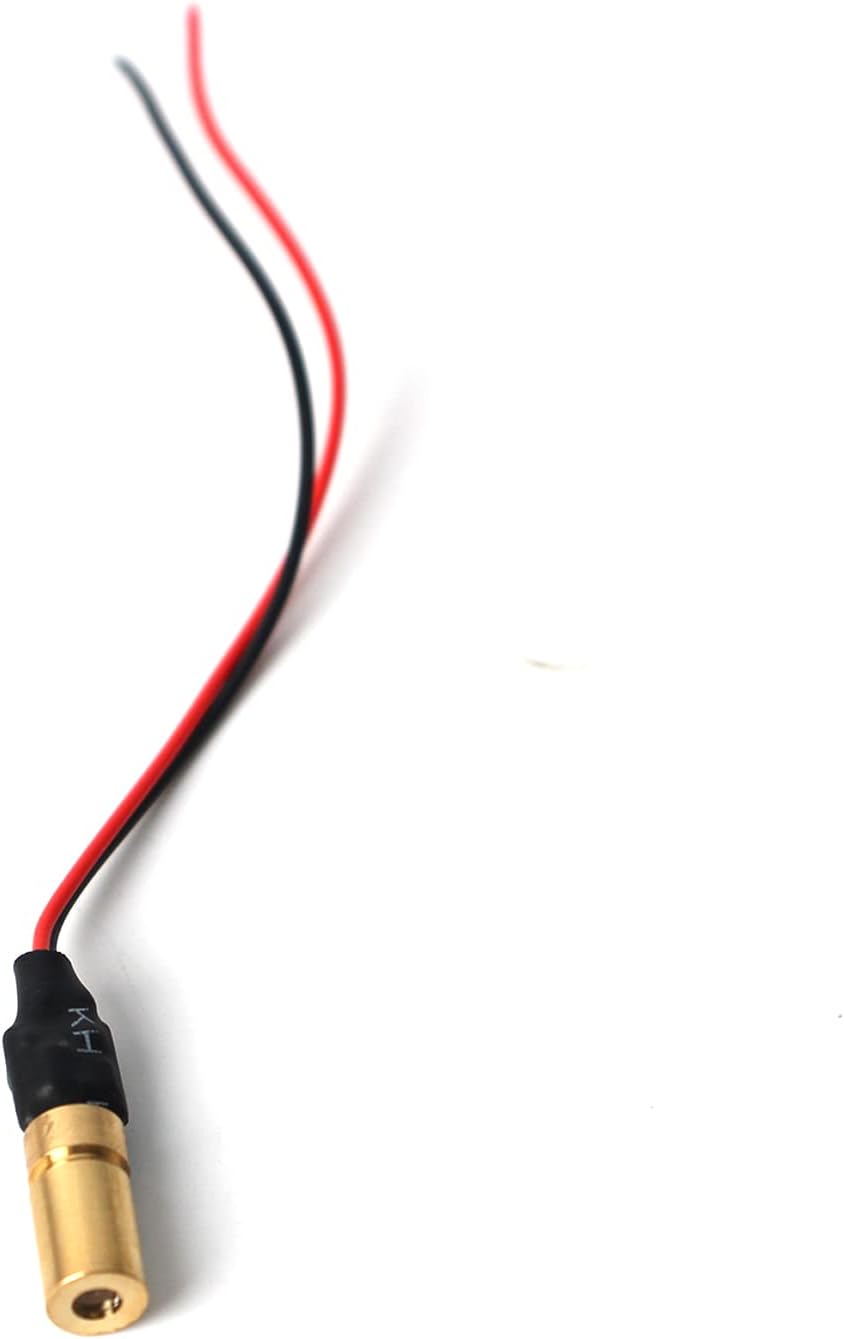 650nm red light laser module industrial laser module adjustable focal length (line-2packs) - - 