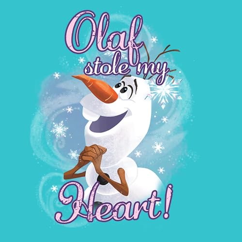 Disney Girl's Frozen Olaf Stole My Heart T-Shirt2
