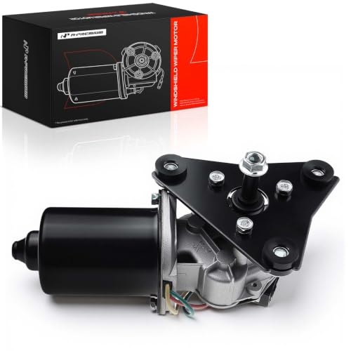 Image of A-Premium Front Windshield Wiper Motor Compatible with Infiniti M30 1990-1992 & Nissan D21 1986-1994, Pathfinder 1987-1995, Pickup 1985-1997 /2001-2004, 5-Pin, Replace# 2881501G00, 2881503G00