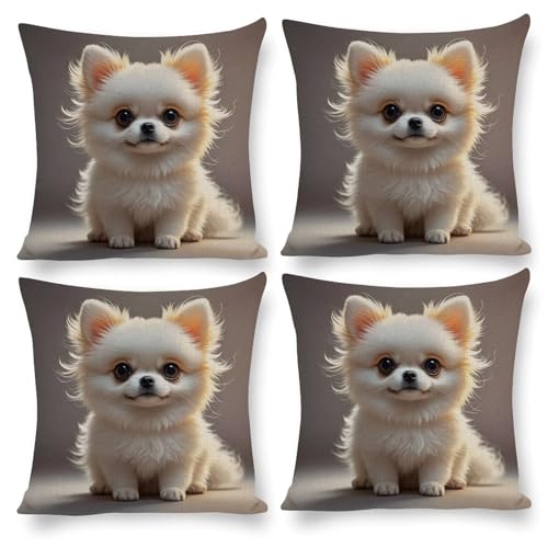 Housse de coussin Poméranie, cadeau idéal pour fan de spitz - 2