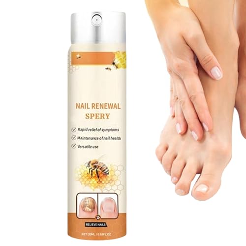 Spray per la riparazione delle unghie, formula liquida rinforzante, nutriente per unghie danneggiate, ideale per uso domestico e in viaggio, 3,8 x 3,8 x 14,5 cm