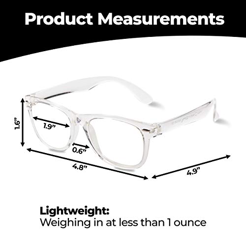 Image of GALVANOX Ava & Ethan Blue Light Glasses for Kids, Blue Light Blocking for Computer /Gaming (Ages 3-7)