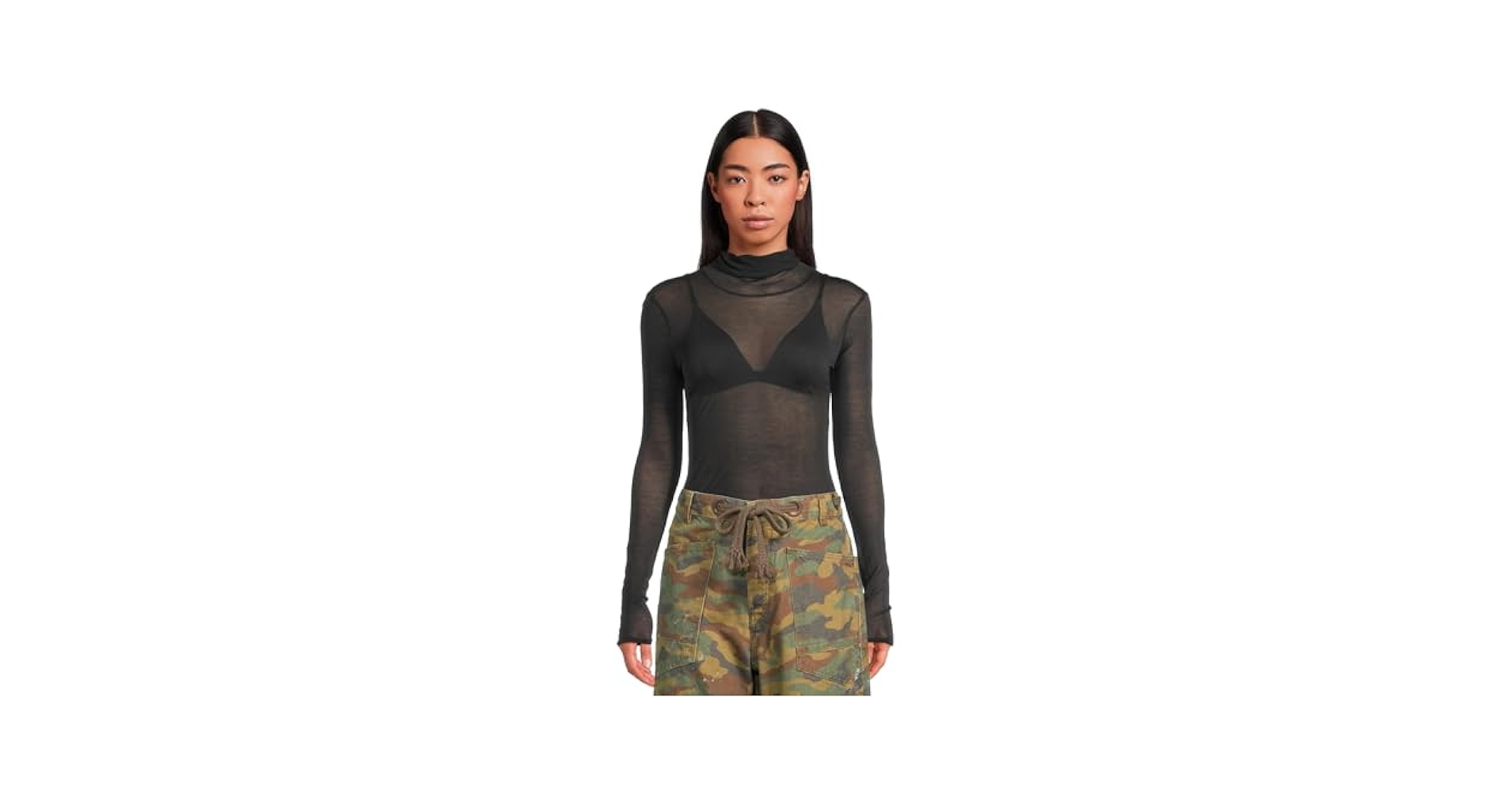 (取寄) フリーピープル レディース オン エアー タートルネック Free People women On Air Turtleneck Black Free People Womens On Air Turtleneck Black Large at Amazon