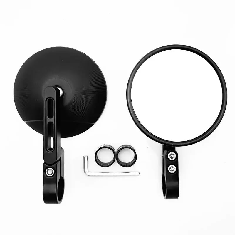 Rétroviseurs de moto en aluminium rigide universels guidon 22-25mm