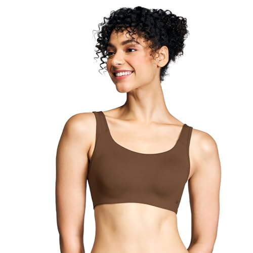 Image of NYKD NYB113 Cotton Non Padded Non Wired Full Coverage Slip On Everyday Bra Wide Straps Gentle Side Lift