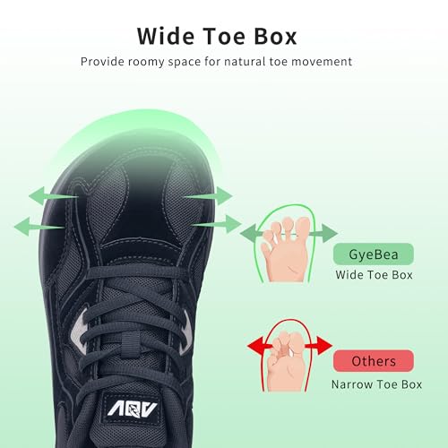 Image of Wide Toe Box Shoes Women Arch Support Walking Sneakers Orthotic Tennis Shoes for Plantar Fasciitis Bunions