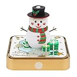 3Dカレンダー2026、タイムピースカレンダー2026、クリエイティブな3Dメモパッド、かわいい雪だるまデザインDIYペーパーカービングアート付箋、DIYペーパーカービングアート付箋デスクトップデコレーションギフト