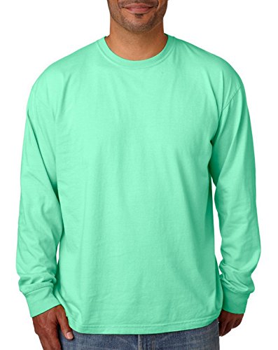 Image of Comfort Colors Chouinard 6014 Adult Heavyweight Long Sleeve Tee Island Reef DirDye X-Large