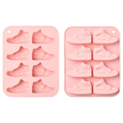 UR URLIFEHALL Lot de 2 moules en silicone pour chaussures de sport, moules à fondant pour...