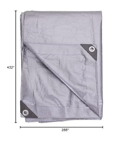 image for Kotap 24 x 36 Ft. Heavy-Duty Protection/Coverage Tarp, Superior Weave 