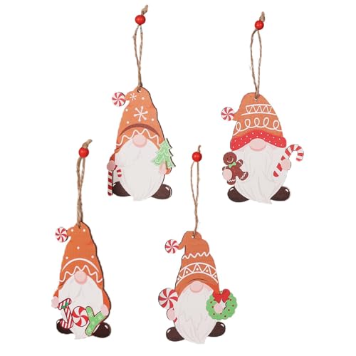 Adornos de Navidad de gnomo para árbol, colgante de enano | Colgante de gnomo de Navidad para suministros de decoración de fiestas
