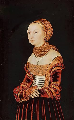 Impression d'affiches Lucas Cranach Toile Retable d'Art de Haute Qualité