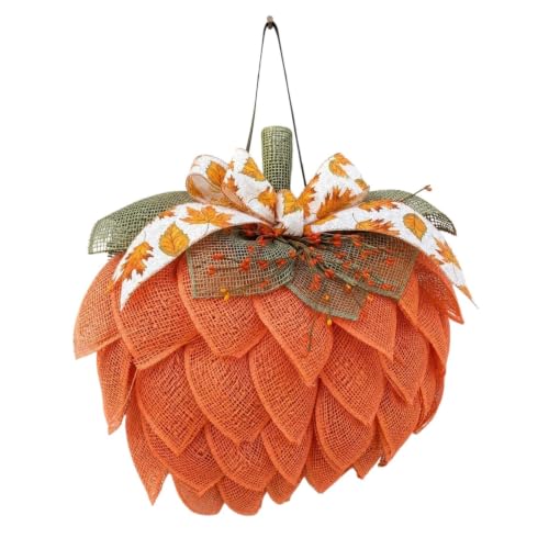 Thanksgiving Artificial Pumpkins for Porch Fall Wreaths for Front Door