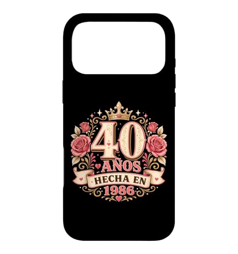 40 Anos �t���[�����N���E�� �X�y�C����O���t�B�b�N�e�L�X�g �G�C�W�s���N���[�Y �X�}�z�P�[�X iPhone 17 Pro Max �p