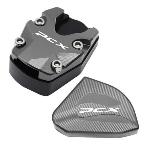 PCX160 PCX150 PCX125 �Ή� �T�C�h�X�^���h �g��x�[�X �L�b�N�X�^���h�p�b�h ������? ����~�� ���萫���� �A���~�� CNC ���H �o�C�N�J�X�^���p�[�c (�`�^���J���[)