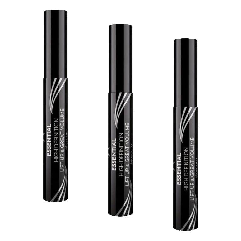 Golden Rose Essential High Definition and Liftup and Great Volume Mascara - Black - Lift Up Ekstra Hacim Veren Maskara (3 paketi)