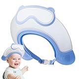 Baby-Haarwaschschild – Badekappe | Wasserdichter, Verstellbarer Baby-Badehut, Shampoo-Augenschutz, Badezeitschutz, Badezimmer-Sicherheitszubehör Zum Haarewaschen, Reisen, Waschbecken, Zuhause,