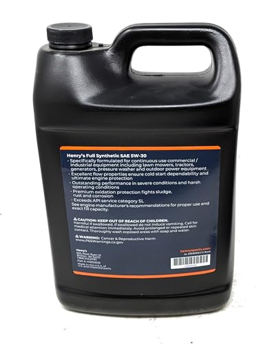 Aceite de motor sintético SAE 5W-30 Henry's 1 galón miniatura 3