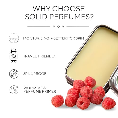 Blur India Smells Like I’m Dipped In Berries™ Solid Perfume | Warm Berry, Mandarin, Floral Fragrance | Alcohol Free | Perfume Primer | Safe For Skin