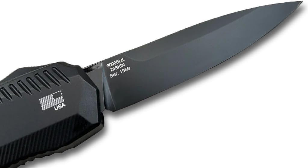 EDC Knife 3.3" CPM-Magnacut Two-Tone Reverse Tanto Blade (Black)