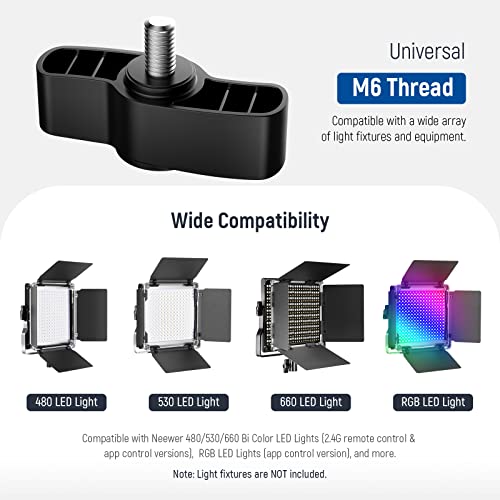 Image of NEEWER 4 Pack Screw Buttons Adapter for NEEWER 480 530 660 P200 Lights