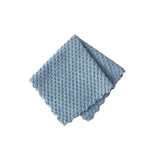 BESTYASH 6 Piezas Trapo infinidad Toallas para secar Platos paños de Cocina bayeta escurreplatos Toalla de Lavado de Platos paño de Cocina Absorbente Toalla para Limpiar Azul