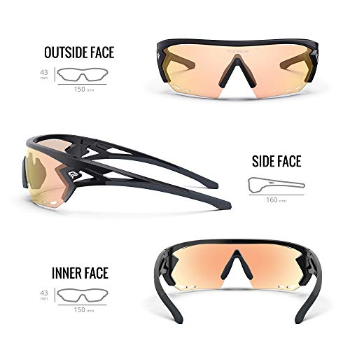 TOREGE TR18 Cyber-Punk Polarized Sunglasses — view 6