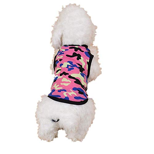 KoKoBin Abbigliamento per Cani Primavera ed Estate, Camouflage, Gilet per Cani, Camouflage per Cani e Gatti