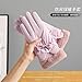 keynoyin Winter Fleece and Thick Warm Gloves, Anti-Slip Cycling Student ski Gloves - Ear Style [Pink]