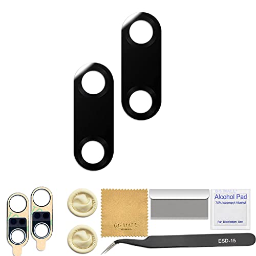 GG MALL 2 Pack Cristal Lente De Cámara para Xiaomi Mi 9T / 9T Pro Repuesto Tapa Original Trasera Vidrio Kit de Reparación Cover