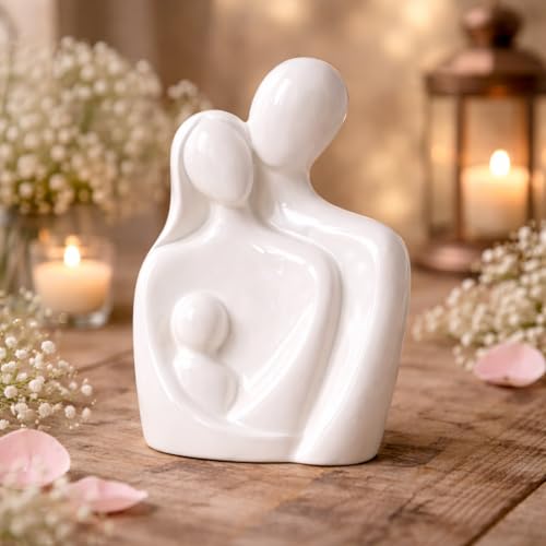Image of CraftVatika Family Showpiece Home Decor Items for Living Room, Bed Room, Decoration for Center Table, Wall Shelf, Desk Decor for Home Office, Housewarming Gifts, Baby Shower Gifts