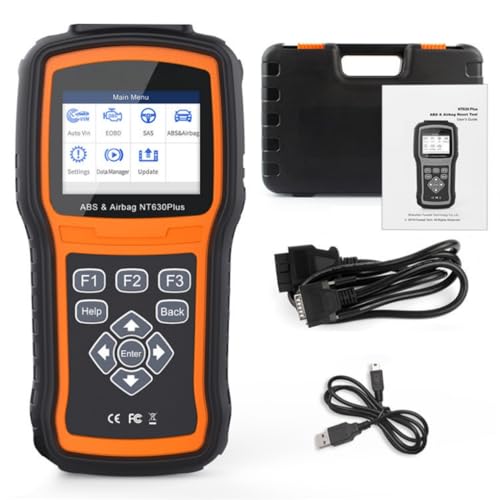 Tonefu[2026�V�o��]NT630 Plus OBD2�X�L���i�[ ABS��SRS�t�� ABS�I�[�g�u���[�h�X�L�����c�[�� ���C�u�f�[�^�t���u���[�L�R�[�h���[�_�[ �o�������� SAS�I�C�� EPB���Z�b�g�f�f�c�[�� (6588)