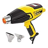 Wagner 0503063 FURNO 500 Variable Temp Heat Gun, 2 Nozzles & 12 Temperature Settings Ranging 150ᵒF-1200ᵒF, Electric Heat Gun for Paint Removal, Bending PVC, Crafts and More