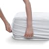 Wasserdichter Matratzenschoner Atmungsaktiv Schutz mit Rundumbezug 70 cm x 140 cm Matratzenauflage ohne Knistern, Baumwolle Matratzenschutz