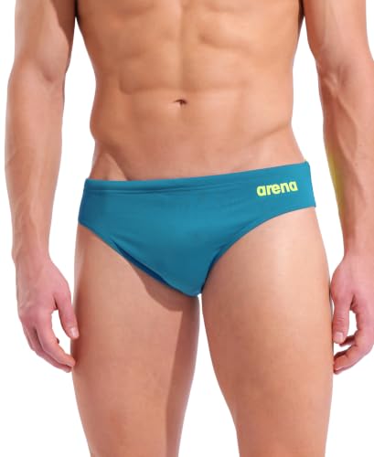 Image of Arena Men's Team Solid Swim Brief MaxLife Athletic Swimwear Professional Swimsuit Bathing Suit