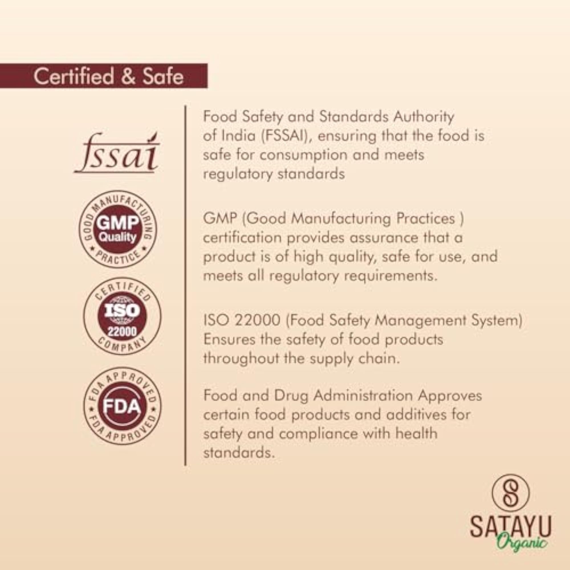 SATAYU ORGANIC Ashwagandha Powder - 250g Root for Stress Relief