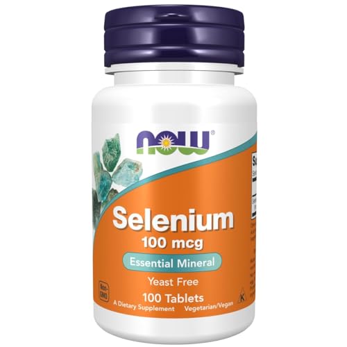 Vitamínicos, Now foods | Selenio 100 mcg 100 Tabletas | Selenium 100mcg 100 TABS