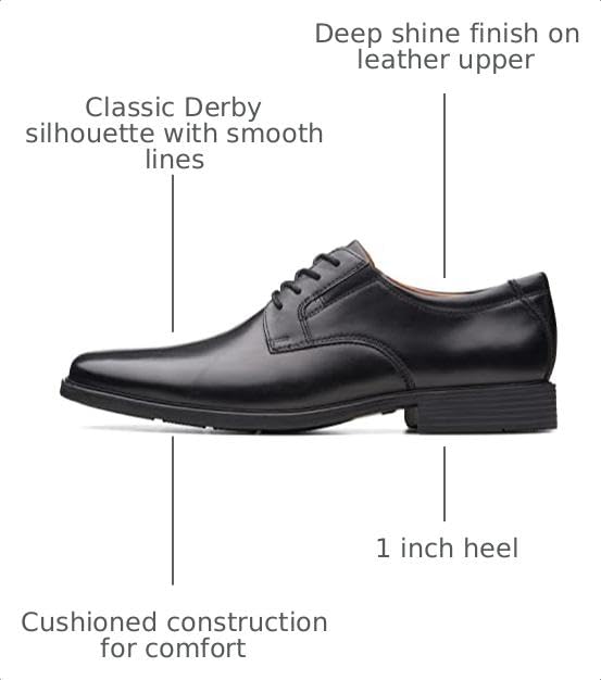 Image of Clarks Men's Derby Oxford Shoes