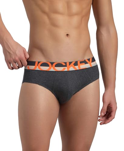 Image of Jockey FP01 Men Super Combed Cotton Solid Brief with Ultrasoft Waistband