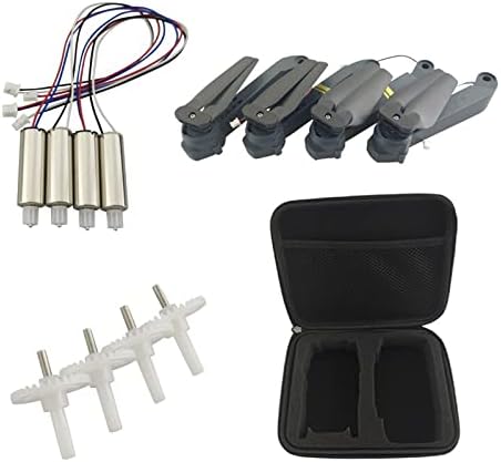 Replacement Part For E58 S168 JY019 RC Quadcopter Spare Parts 4PCS Front Rear AB Arm With Motor And Blades + 4PCS CW CCW Motor Storage Bag Main - (Color: Set 1)