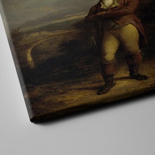 Lienzo de Robert Burns premium: obra de Alexander Nasmyth en lienzo de galería mediano 3