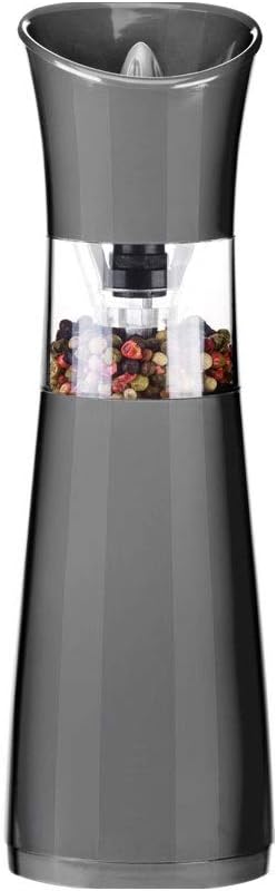 Electric Pepper Mills Salt and Pepper Shakers - Peppers Mill Grinders Set Refillable, Premium Coarseness Adjustable Pepper Mill Salt Shaker(