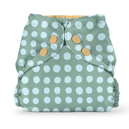 Image of Esembly Cloth Diaper Cover - Reusable Swim Diaper, Waterproof, Breathable - Adjustable Outer Layer Over Absorbent Inner for Blowout Protection - Stellar, Size 2 (18-35lbs)