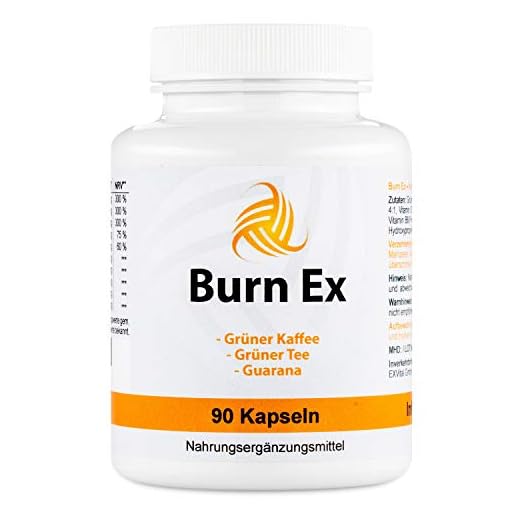 Burn Ex, grönt kaffe extrakt med klorogensyra, 90 gröna kaffekapslar (lämpliga för lite kalorier), 1 800 mg grönt kaffe extrakt + grön te + guarana, F-bränn