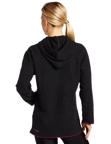 Hot Chillys Women's Barrio Tj Hoodie,Carbon/Razzle,X-Large #TOP1