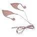 Produktbild prettygood7 Elf Ear In-Ear Kopfhörer mit Mikrofon Silikon Halloween Cosplay Wired Kopfhörer