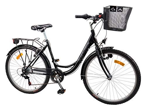 Mercier Velo Retro Dame 26'' Noir - 6 Vitesses