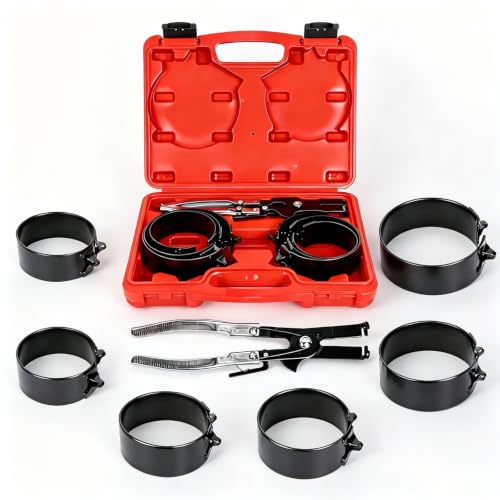 LUTIFIX Piston Ring Compressor Tool, 7PCS Thickened Piston Ring Tool