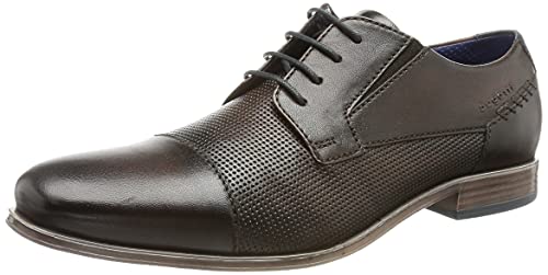 Punta bugatti Leagro Scarpe con Lacci, Uomo, Marrone (Brown), 40 EU