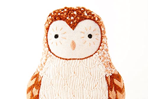 Image of DIY Embroidery Doll Kit by Kiriki Press | 3 Skill Levels - Beginner to Advanced (Barn Owl - Level 3)